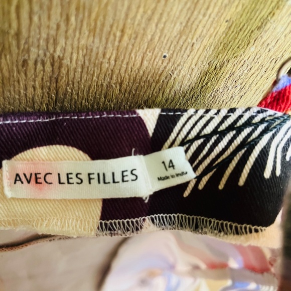 Anthropologie Women's Denim Printed Square-Neck Bodycon Mini Dress - Picture 15 of 15